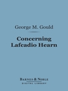 Concerning Lafcadio Hearn (eBook)